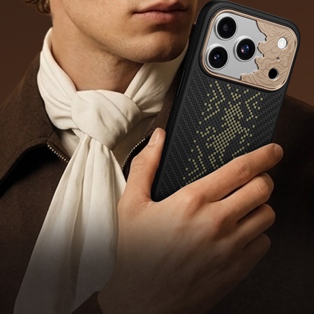 Benks Etui Magnetic Armor Pro Knight Kevlar Metal Frame do iPhone 18 Pro Max / 17 Pro Max czarne – wytrzymałe etui z włóknem Kevlar® i pełną ochroną MagSafe