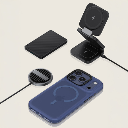 Benks Etui Magnetic Lucid Armor (C070) do iPhone 17 Pro Max Niebieskie (Camera Control Button)