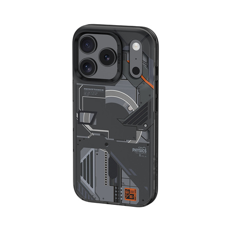 Benks Etui Dynamic Magnetic Mecha do iPhone 17 Pro Max czarne (Camera Control Button) – Pancerne Etui Mecha z Funkcją Camera Control