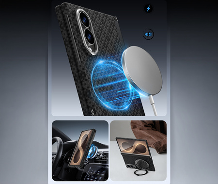 Benks Etui Magnetic Armor Grid Air Grand Combo (C.K.FL.SA.BK.S060) do Samsung Galaxy Z Fold 8 czarny