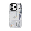 Benks Etui Dynamic Magnetic Mecha do iPhone 17 Pro Max białe (Camera Control Button) – Futurystyczne Etui z Funkcją Camera Control i Pełną Ochroną