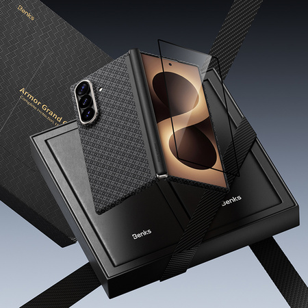 Benks Etui Magnetic Armor Grid Air Grand Combo (C.K.FL.SA.BK.0051) do Samsung Galaxy Z Fold 8 Ultra czarny