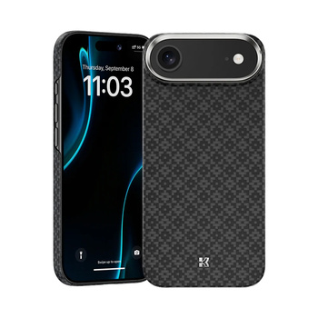 Benks Etui Magnetic Armor Air Armor Grid Kevlar Metal Frame 600D (B068) do iPhone 17 Air Czarne