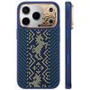 Benks Etui Magnetic Armor Pro Knight Kevlar Metal Frame do iPhone 18 Pro Max / 17 Pro Max niebieskie – wytrzymałe etui z włóknem Kevlar® i pełną ochroną MagSafe