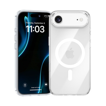 Benks Etui Magnetic Crystal do iPhone 17 Air Przezroczyste (Camera Control Button)