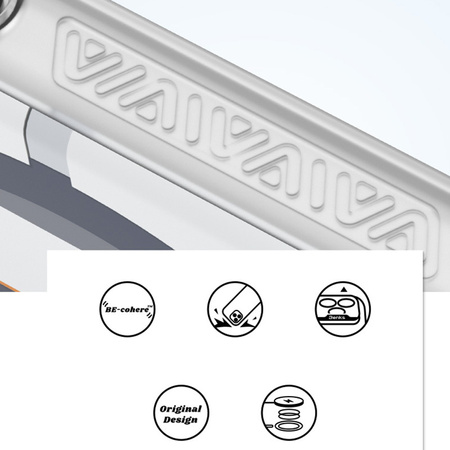 Benks Etui Dynamic Magnetic Mecha do iPhone 17 Pro Max białe (Camera Control Button) – Futurystyczne Etui z Funkcją Camera Control i Pełną Ochroną