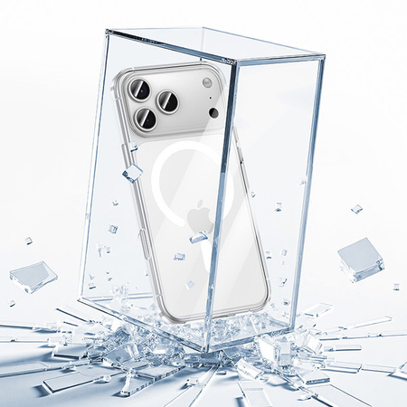 Benks Etui Magnetic Crystal do Iphone 17 Air przezroczysty (Camera Control Button)